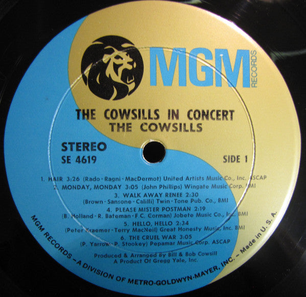 The Cowsills : In Concert (LP, Album)