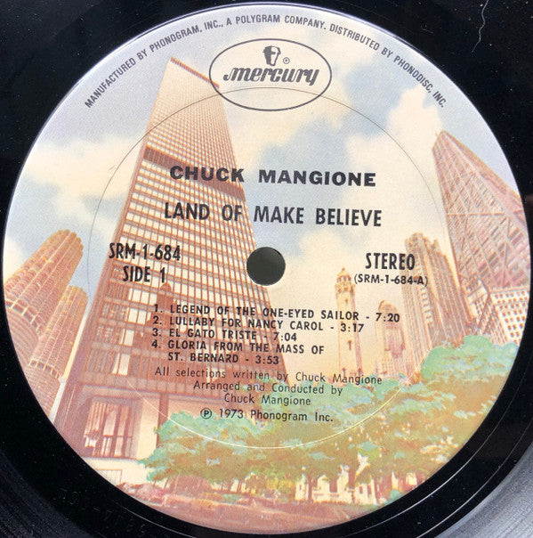Chuck Mangione With The Hamilton Philharmonic Orchestra* : A Chuck Mangione Concert Land Of Make Believe (LP, Album, RE, Ter)