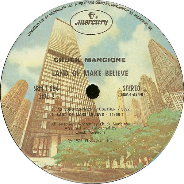 Chuck Mangione With The Hamilton Philharmonic Orchestra* : A Chuck Mangione Concert Land Of Make Believe (LP, Album, RE, Ter)