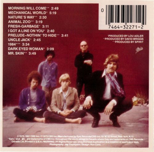 Spirit (8) : The Best Of Spirit (CD, Comp, RP)