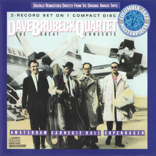 Dave Brubeck Quartet* : The Great Concerts... Amsterdam, Copenhagen, Carnegie Hall (CD, Comp, RM)