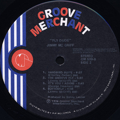 Jimmy McGriff : Fly Dude (LP, Album)