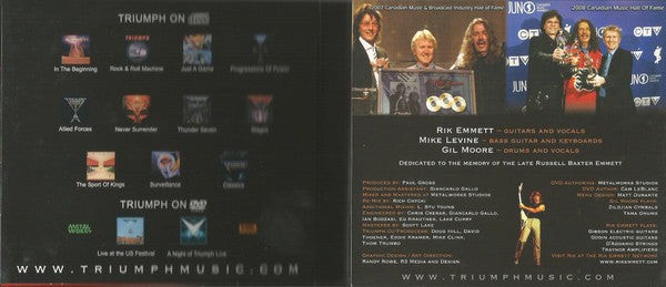 Triumph (2) : Greatest Hits Remixed (CD, Comp + DVD, Comp)