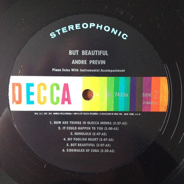 André Previn : But Beautiful (LP, Album, RP)
