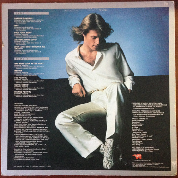 Andy Gibb : Shadow Dancing (LP, Album, PRC)