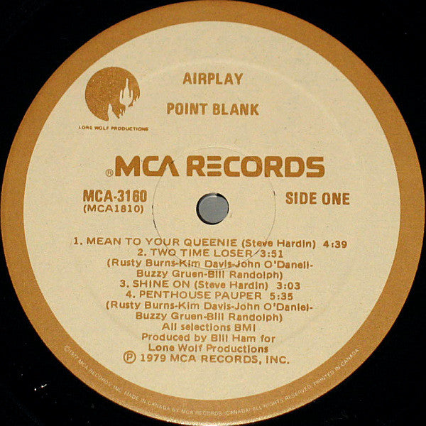 Point Blank (9) : Airplay (LP, Album)
