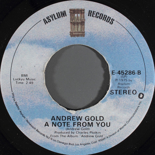 Andrew Gold : That's Why I Love You (7", Single)