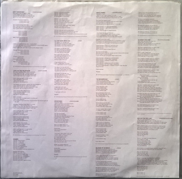 Foreigner : Head Games (LP, Album, MO )