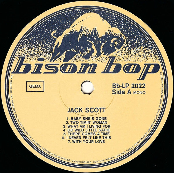 Jack Scott : Jack Scott (LP, Comp, Mono)