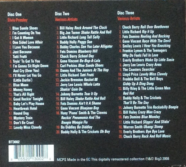 Various : Elvis Presley And The Original Rock 'N' Roll Kings (3xCD, Comp, RM)