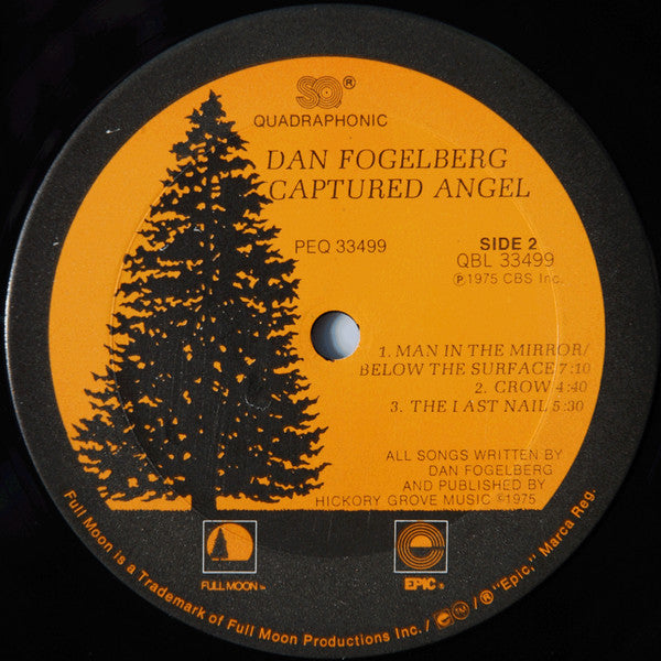 Dan Fogelberg : Captured Angel (LP, Album, Quad, Ter)