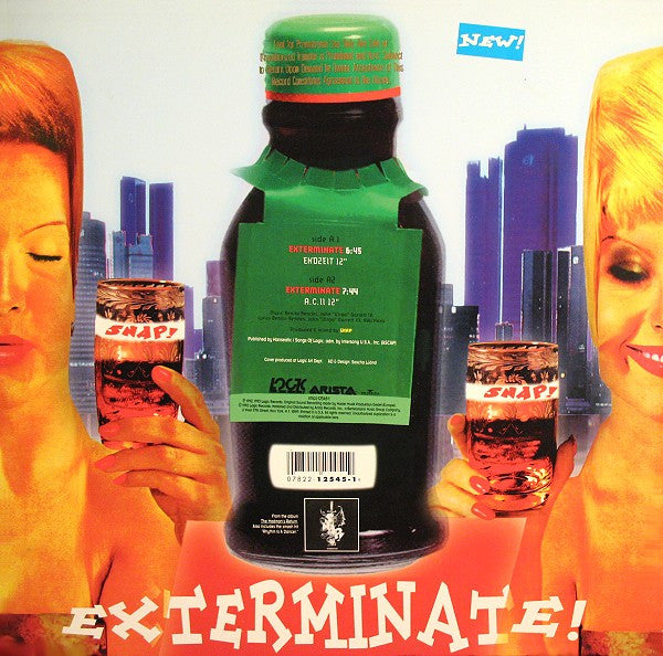 Snap! Featuring Niki Haris : Exterminate! (12")