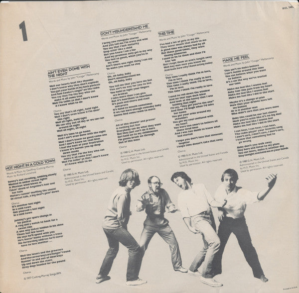 John Cougar* : Nothin' Matters And What If It Did (LP, Album, 72 )