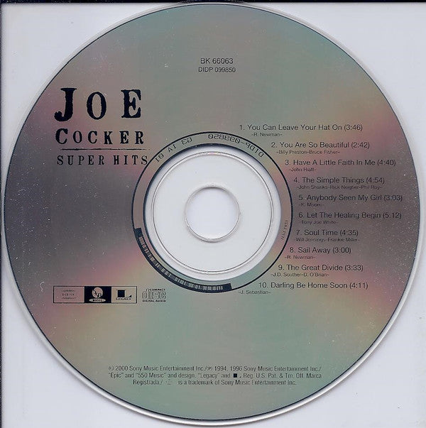 Joe Cocker : Super Hits (CD, Comp)