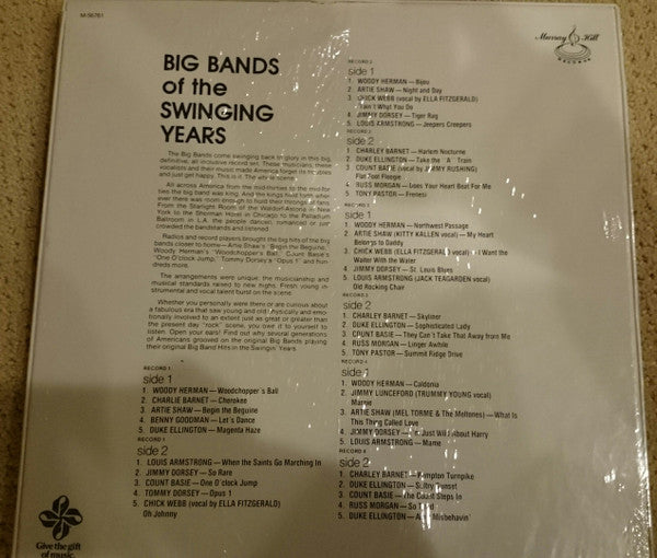 Various : Big Bands Of The Swinging Years (4xLP, Comp)