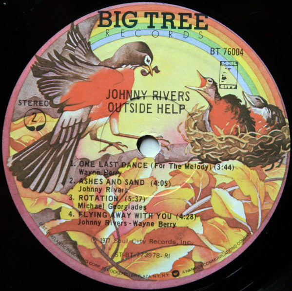 Johnny Rivers : Outside Help (LP, Album, RI )