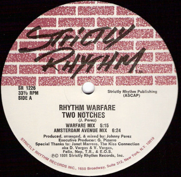 Rhythm Warfare : Two Notches (12")