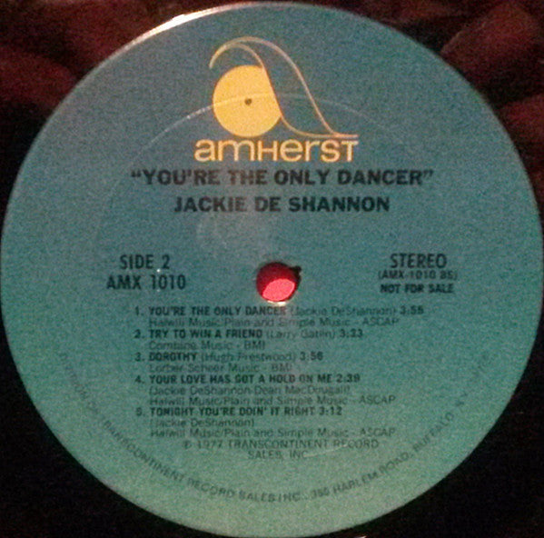 Jackie De Shannon* : You're The Only Dancer (LP, Album, Promo)