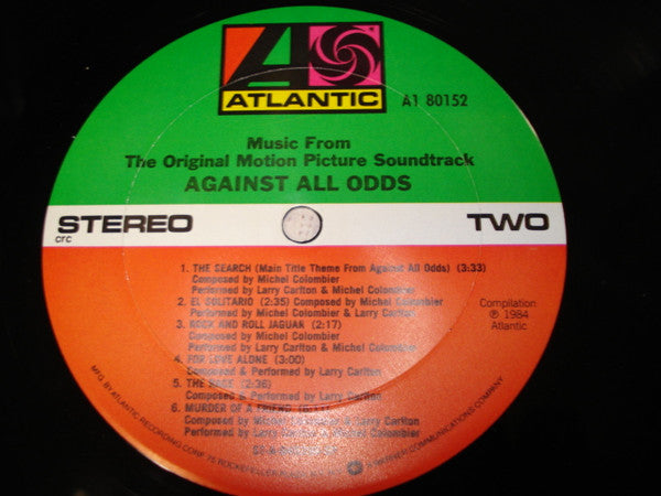 Various : Against All Odds (Music From The Original Motion Picture Soundtrack) (LP, Album, Club)