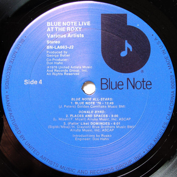Various : Blue Note Live At The Roxy (2xLP, Comp, Gat)