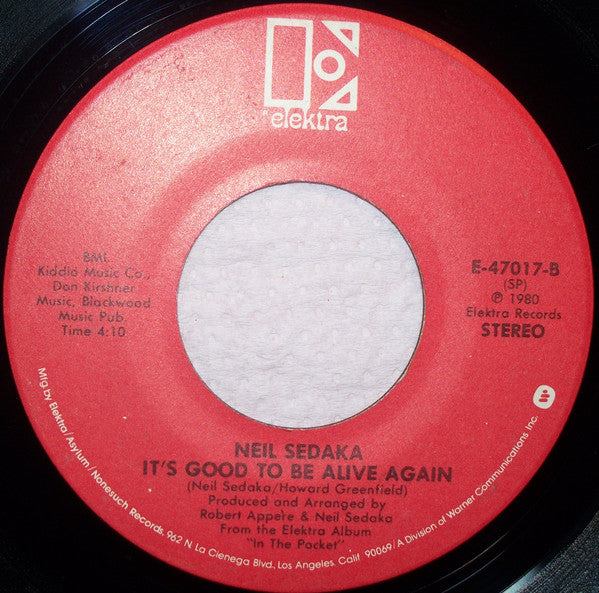 Neil Sedaka : Letting Go (7")