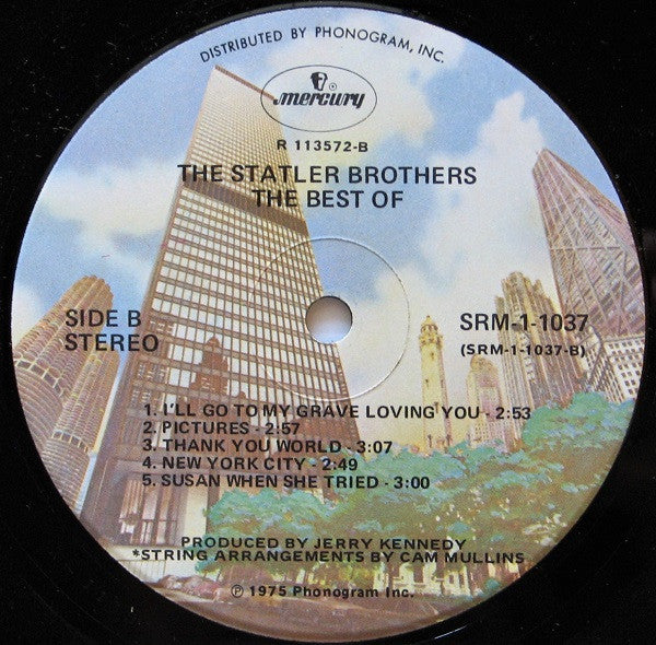 The Statler Brothers : The Best Of The Statler Brothers (LP, Comp, Club, RCA)