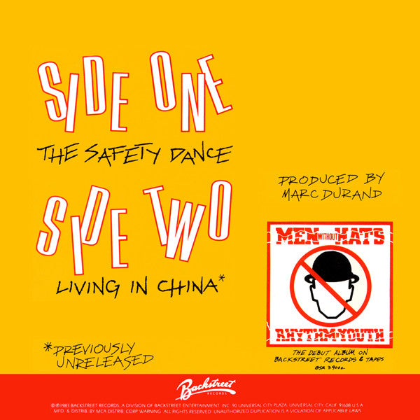 Men Without Hats : The Safety Dance (7", Single)
