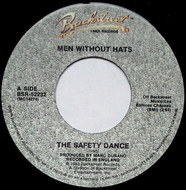 Men Without Hats : The Safety Dance (7", Single)
