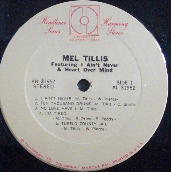 Mel Tillis : Mel Tillis (LP, Album)