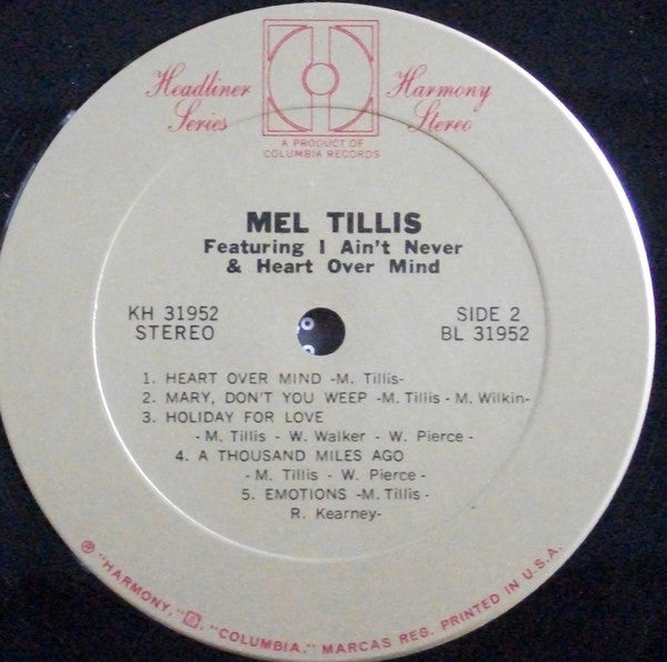 Mel Tillis : Mel Tillis (LP, Album)