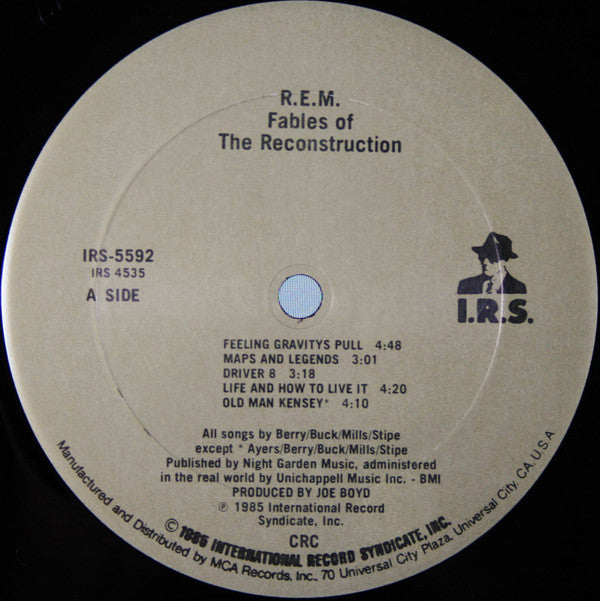 R.E.M. : Fables Of The Reconstruction / Reconstruction Of The Fables (LP, Album, Club)