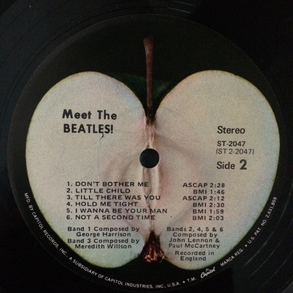 The Beatles : Meet The Beatles! (LP, Album, RP, Jac)
