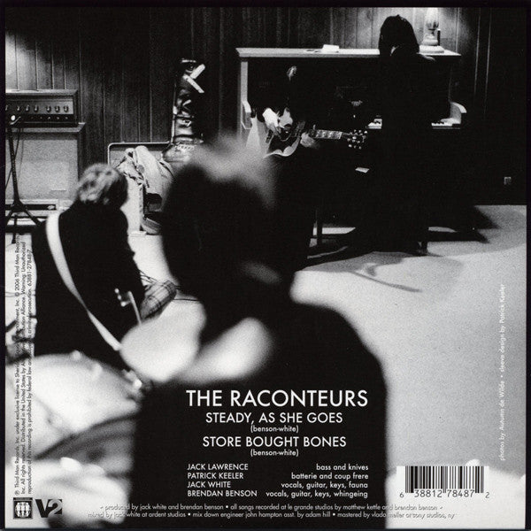 The Raconteurs : Steady, As She Goes / Store Bought Bones (7", Single, B)