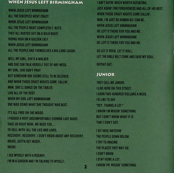 John Cougar Mellencamp : Human Wheels (CD, Album, Club, RE)