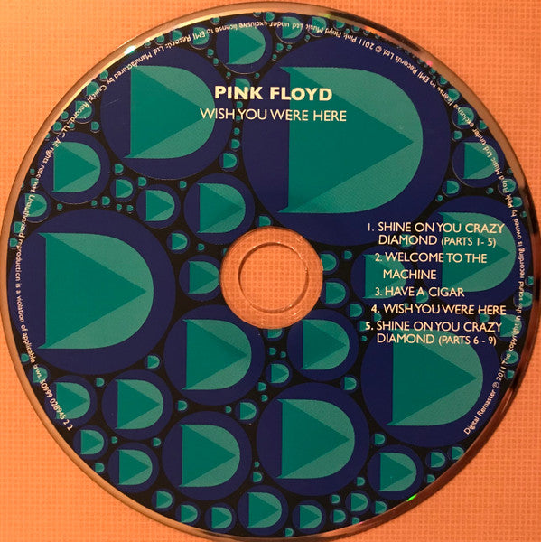 Pink Floyd : Wish You Were Here (CD, Album, RE, RM, Dig)