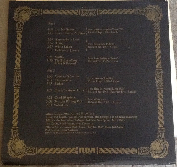 Jefferson Airplane : The Worst Of Jefferson Airplane (LP, Comp, RP, Ind)