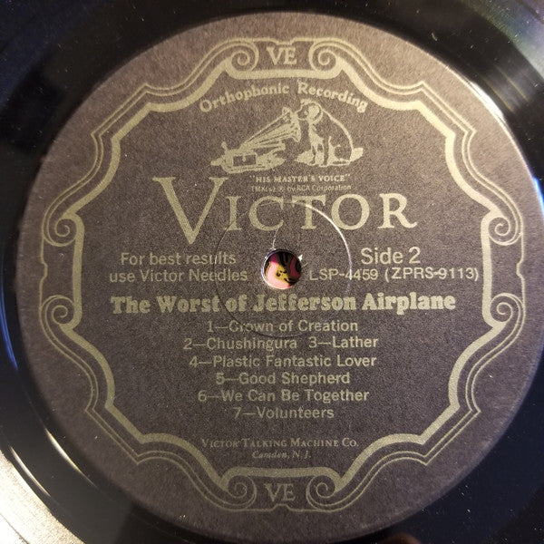 Jefferson Airplane : The Worst Of Jefferson Airplane (LP, Comp, RP, Ind)