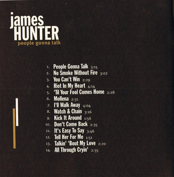 James Hunter : People Gonna Talk (CD, Album)