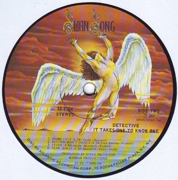 Detective : It Takes One To Know One (LP, Album, PR )