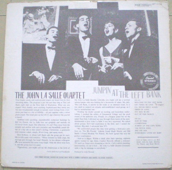 The John La Salle Quartet : Jumpin' At The Left Bank (LP, Album)