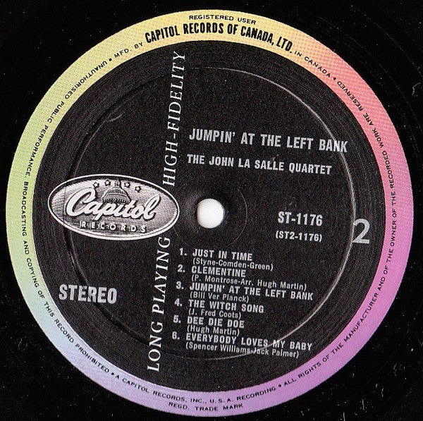 The John La Salle Quartet : Jumpin' At The Left Bank (LP, Album)