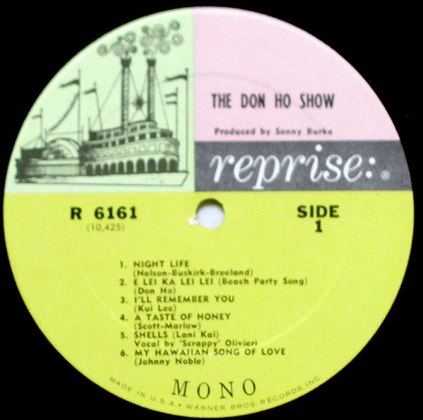 Don Ho : The Don Ho Show (LP, Album, Mono)