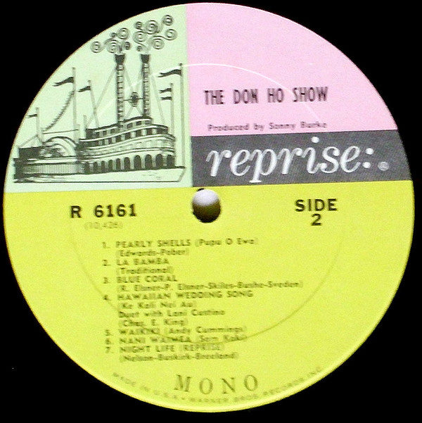 Don Ho : The Don Ho Show (LP, Album, Mono)