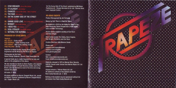 Trapeze : Trapeze (CD, Album, RE, RM)