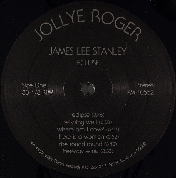 James Lee Stanley : Eclipse (LP)
