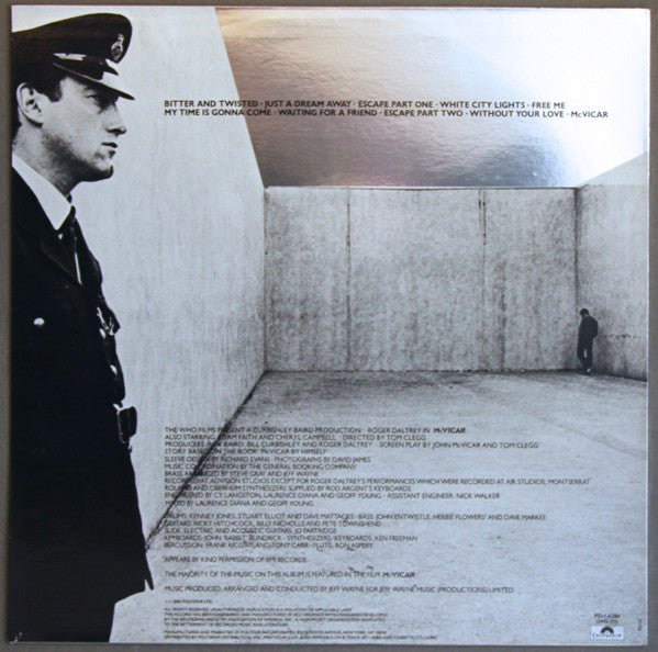 Roger Daltrey : McVicar (Original Soundtrack Recording) (LP, Album, 18 )