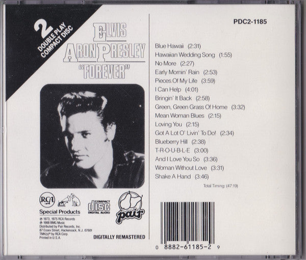 Elvis Presley : Elvis Aron Presley "Forever" (CD, Comp, RM)