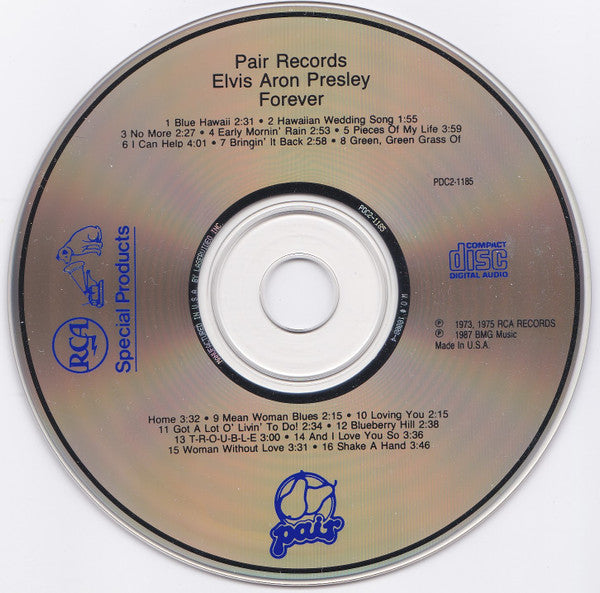 Elvis Presley : Elvis Aron Presley "Forever" (CD, Comp, RM)