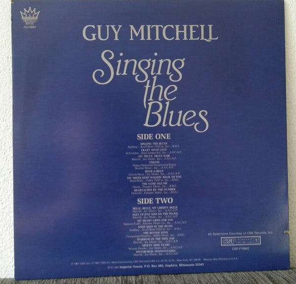 Guy Mitchell : Singing The Blues (LP, Comp)