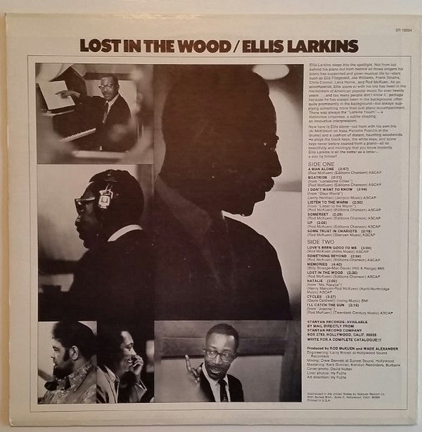 Ellis Larkins : Lost In The Wood (LP, Album)